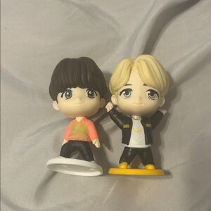 Charming Duo Action Figures - Black, Yellow, and Pink